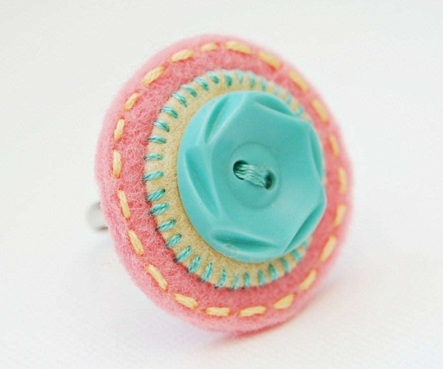 Pastel Penny Ring