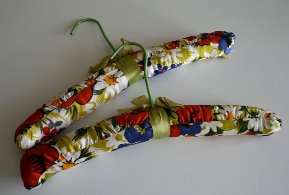 Two Groovy Padded Hangers