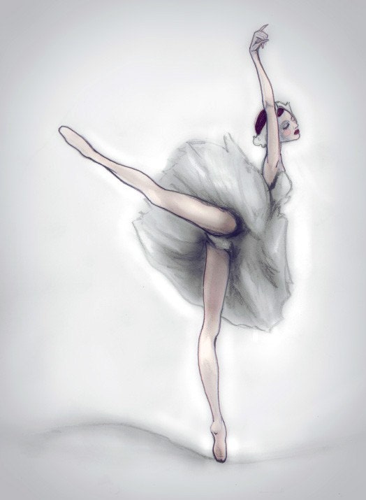 The Ballerina 13inx19in Art Print