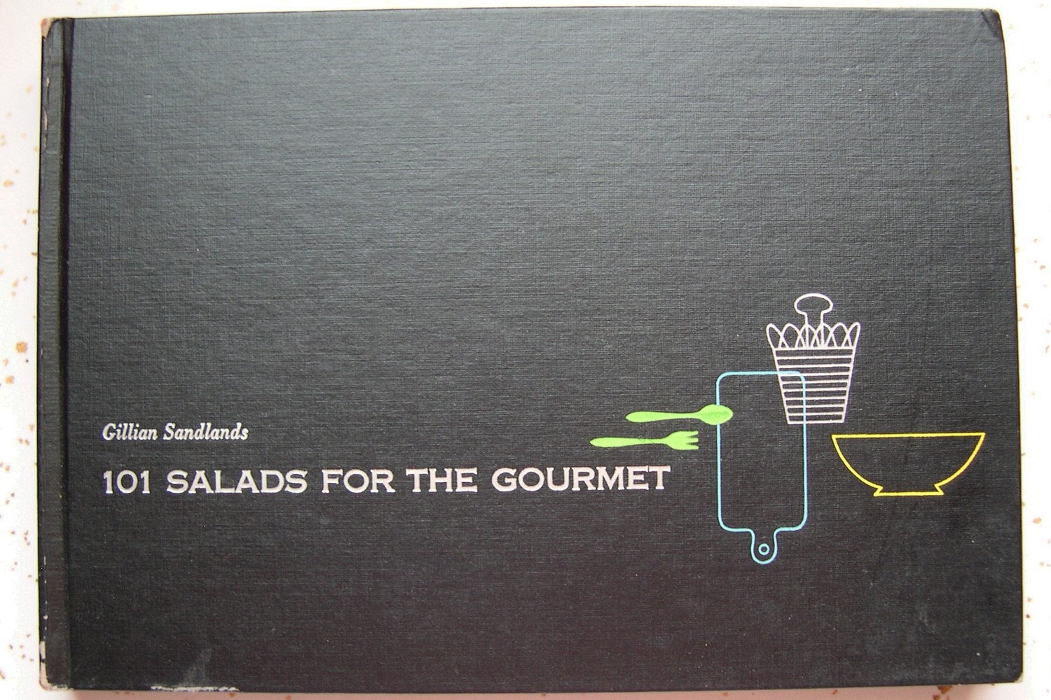 Elegant 101 SALADS FOR THE GOURMET cook book mid century 1954