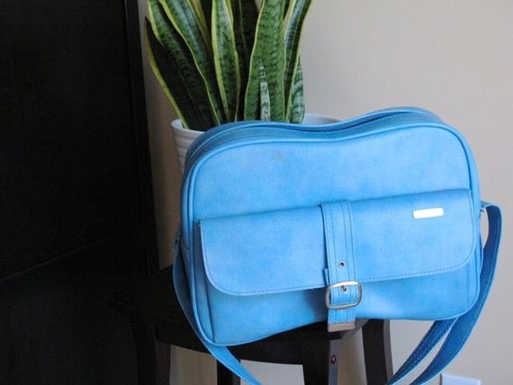Vintage Samsonite Travel Bag in Blue