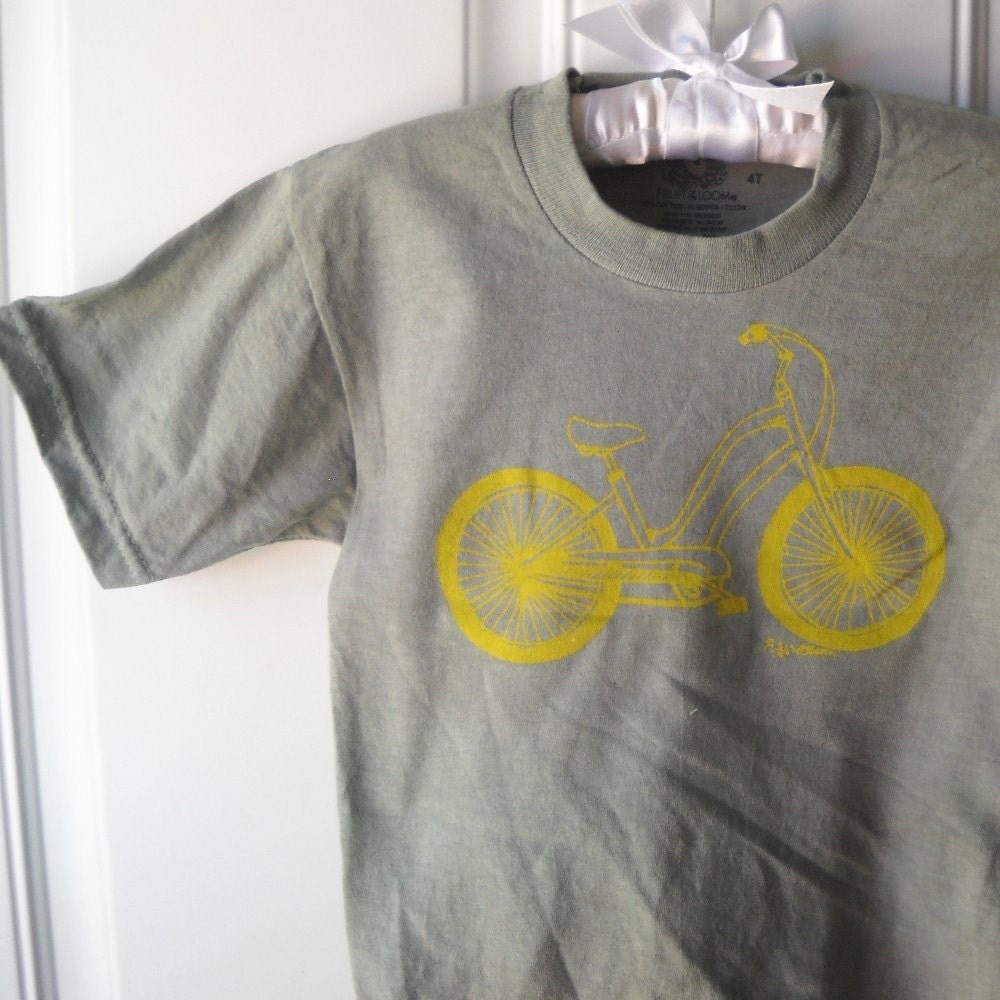 Bike Tee children and toddlers sizes choose your size and colors