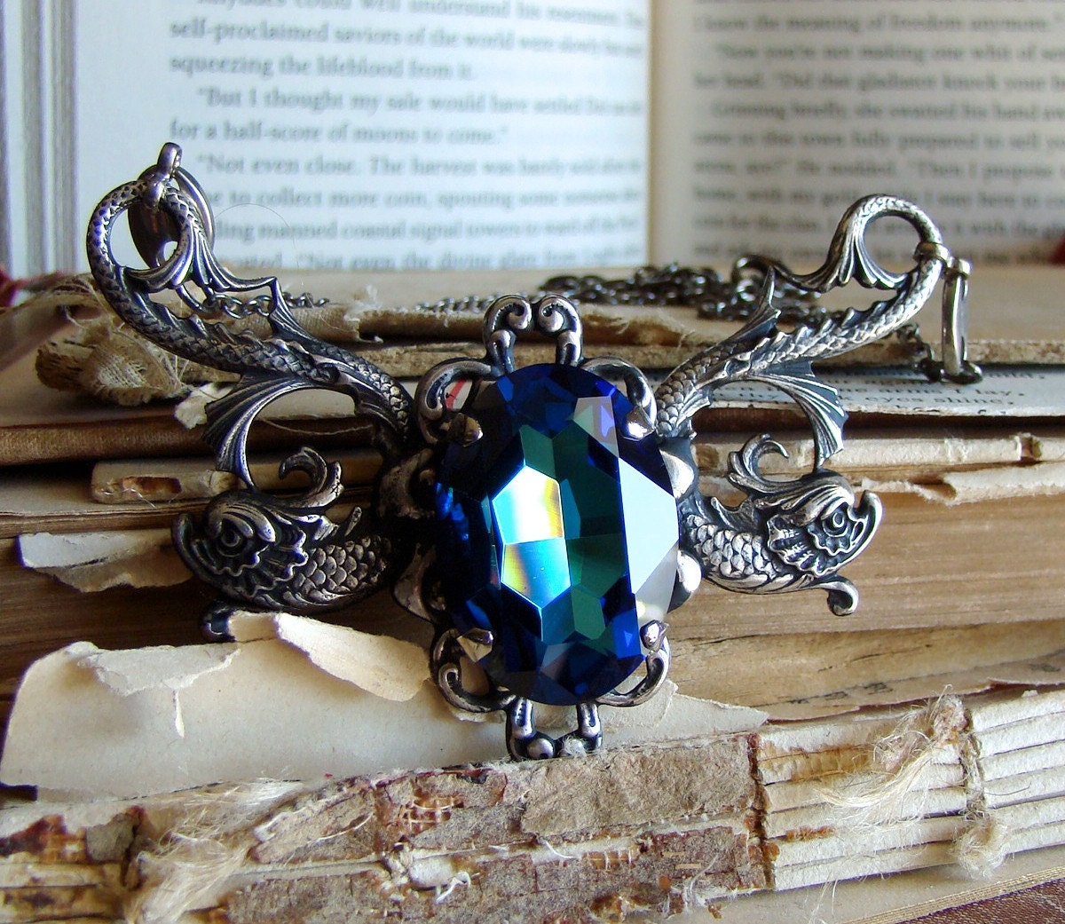 Siren's Sonnet - A Neo-Victorian Creature Collection Necklace