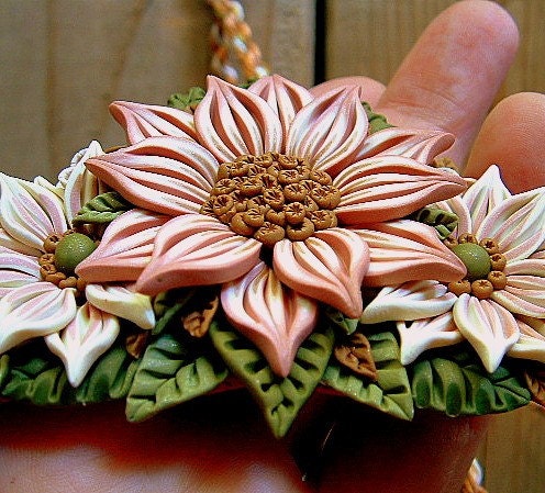 Beautiful Floral Bib Necklace