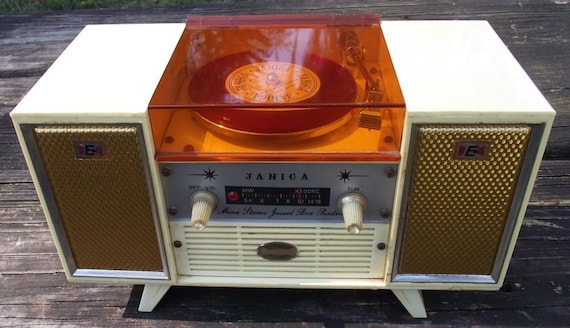 Retro Vintage Janica Table Top Transistor  Radio Jewerly Box 1960s