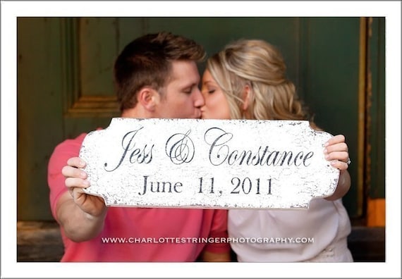 SAVE THE DATE and WEDDING SIGN Use this sign TWICE 22 x 8