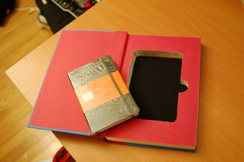 Moleskine Notebook Hollow Hidden Book Safe (The Lottery Winner)