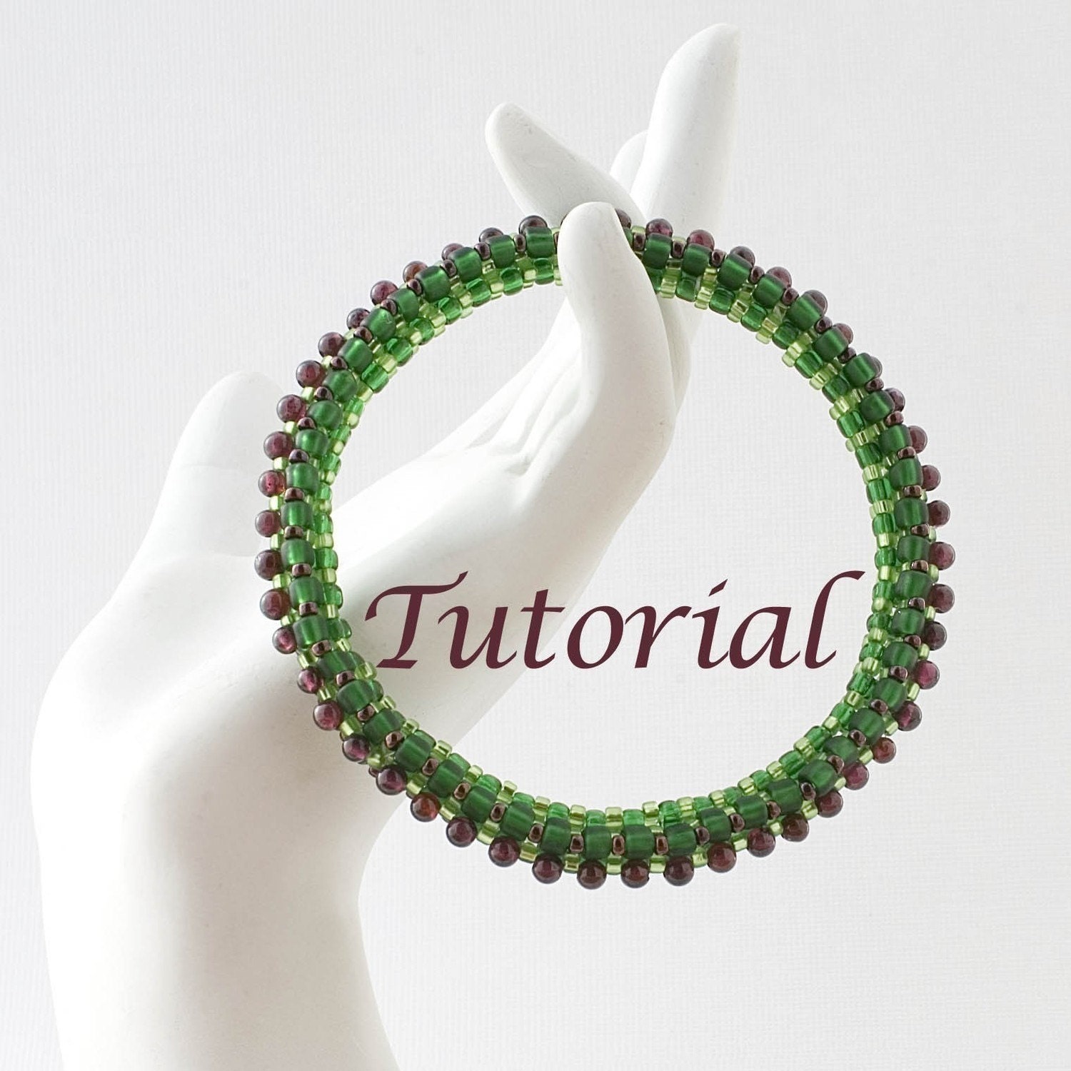 beaded bracelet tutorial. Beaded Bracelet Tutorial Round and Round. From JewelryTales
