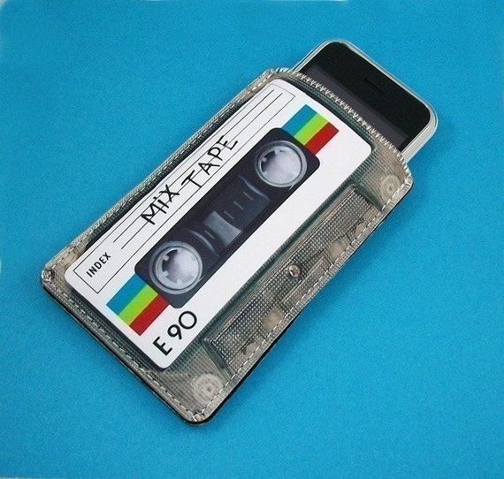 80's Retro Mix Cassette Tape Gadget Case - iPhone iTouch  and more