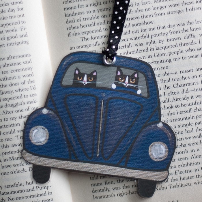 Volkswagen Road Trip Cats Bookmark