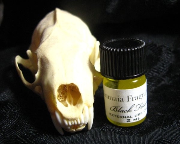Funeral Pyre Perfume Fragrance Oil in Small-Size Sample Bottle - clove, timber, smoke - Mannaia