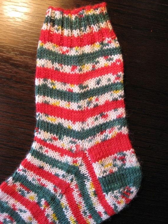 Pre-order Christmas Confetti self striping sock yarn