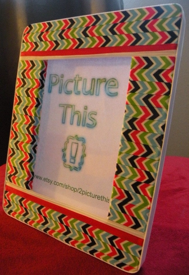 You Zig I'll Zag Ribbon Picture Frame