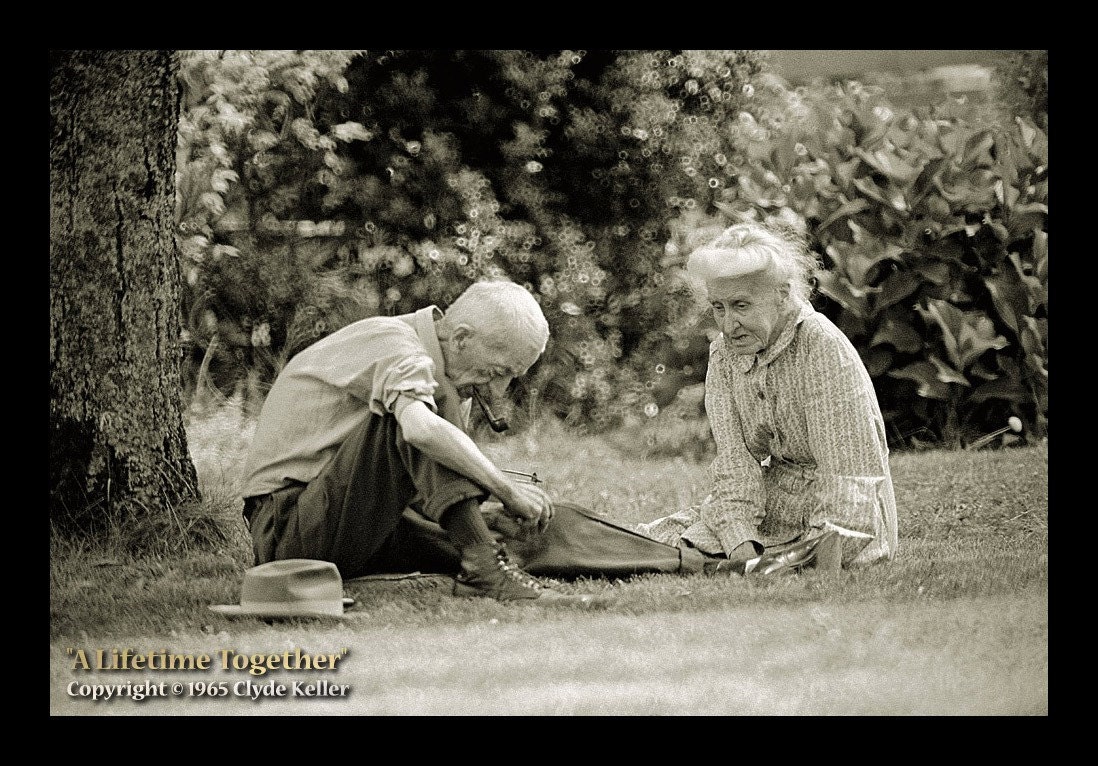 A LIFETIME TOGETHER, Sweethearts, Clyde Keller Photo on Etsy - FP 2X - Treasury - Large 20x30 Inch Art Print
