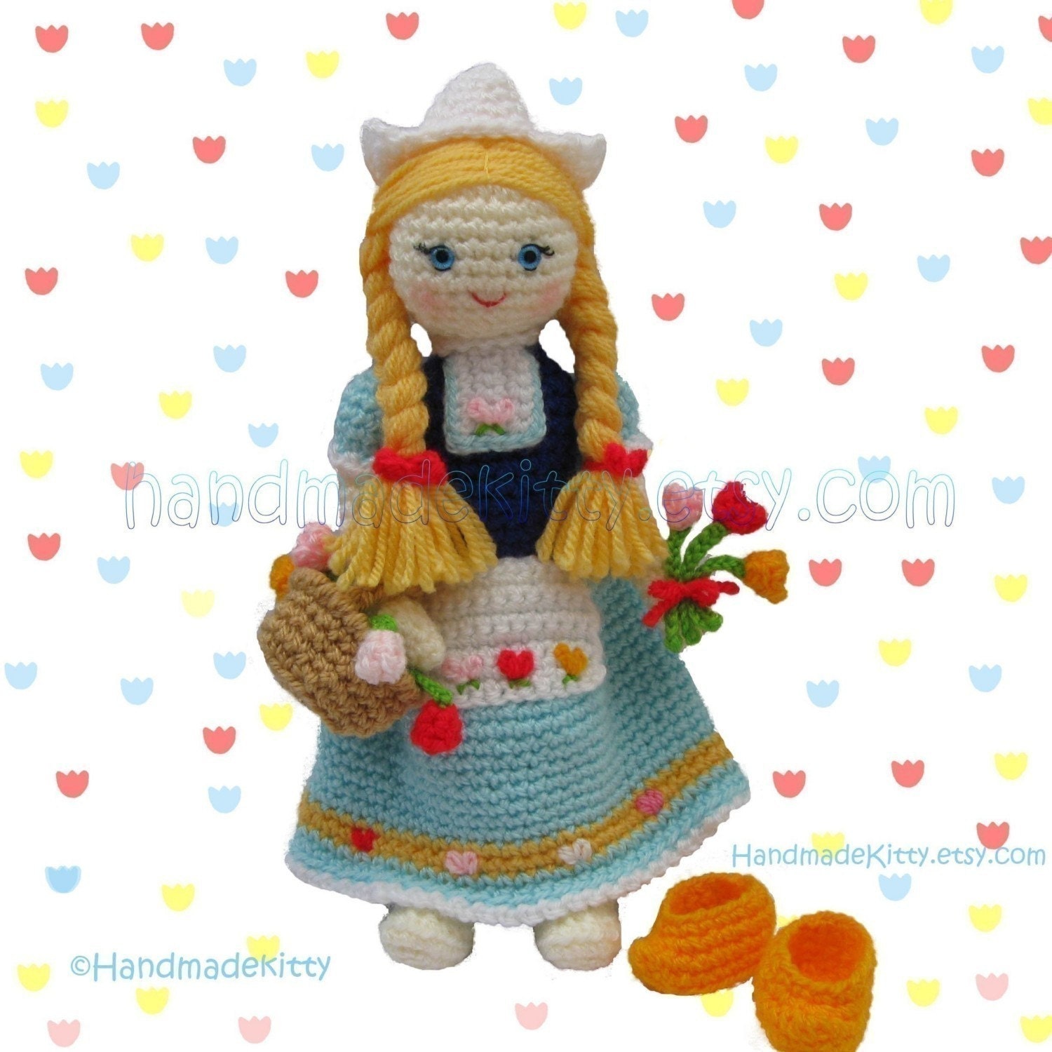 Dutch Doll Amigurumi PDF Crochet Pattern by HandmadeKitty