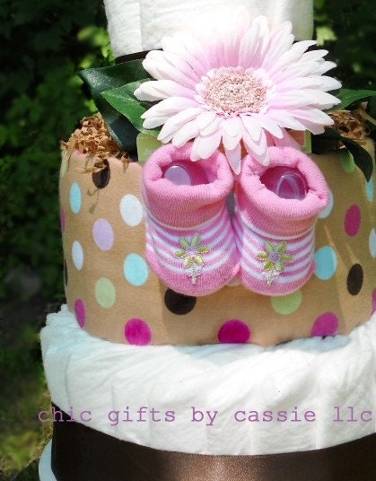 Cute Cake Ideas Girls. A cute diaper cake