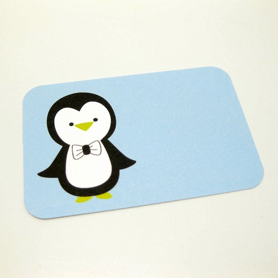 Penguin Gift Tags - Set of 4