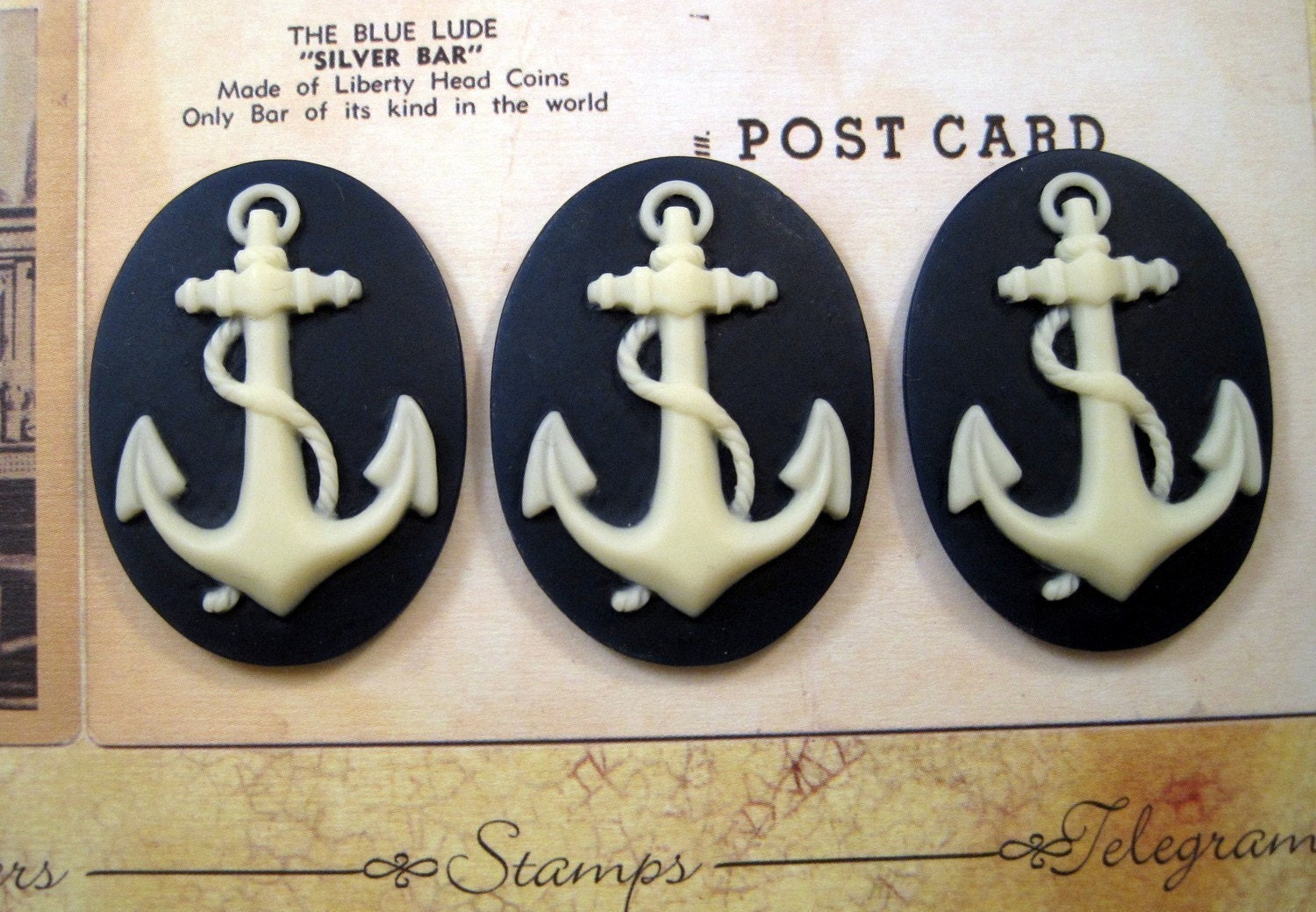 40x30mm Anchor cameo(3)-L528