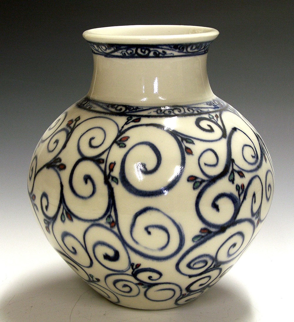 Classic porcelain vase