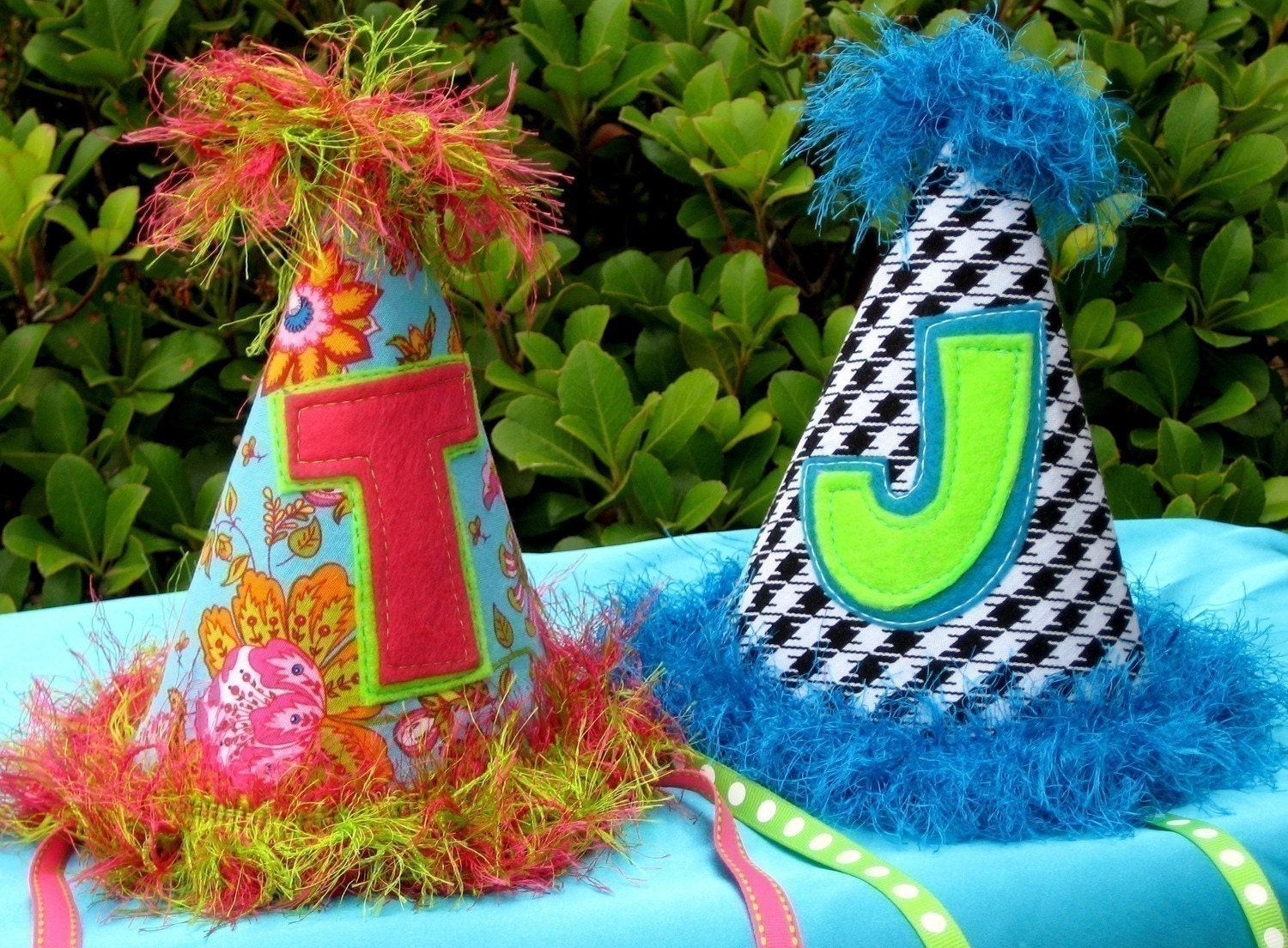 Birthday Party Hat Pattern - No Sew Option. From littlelizardking