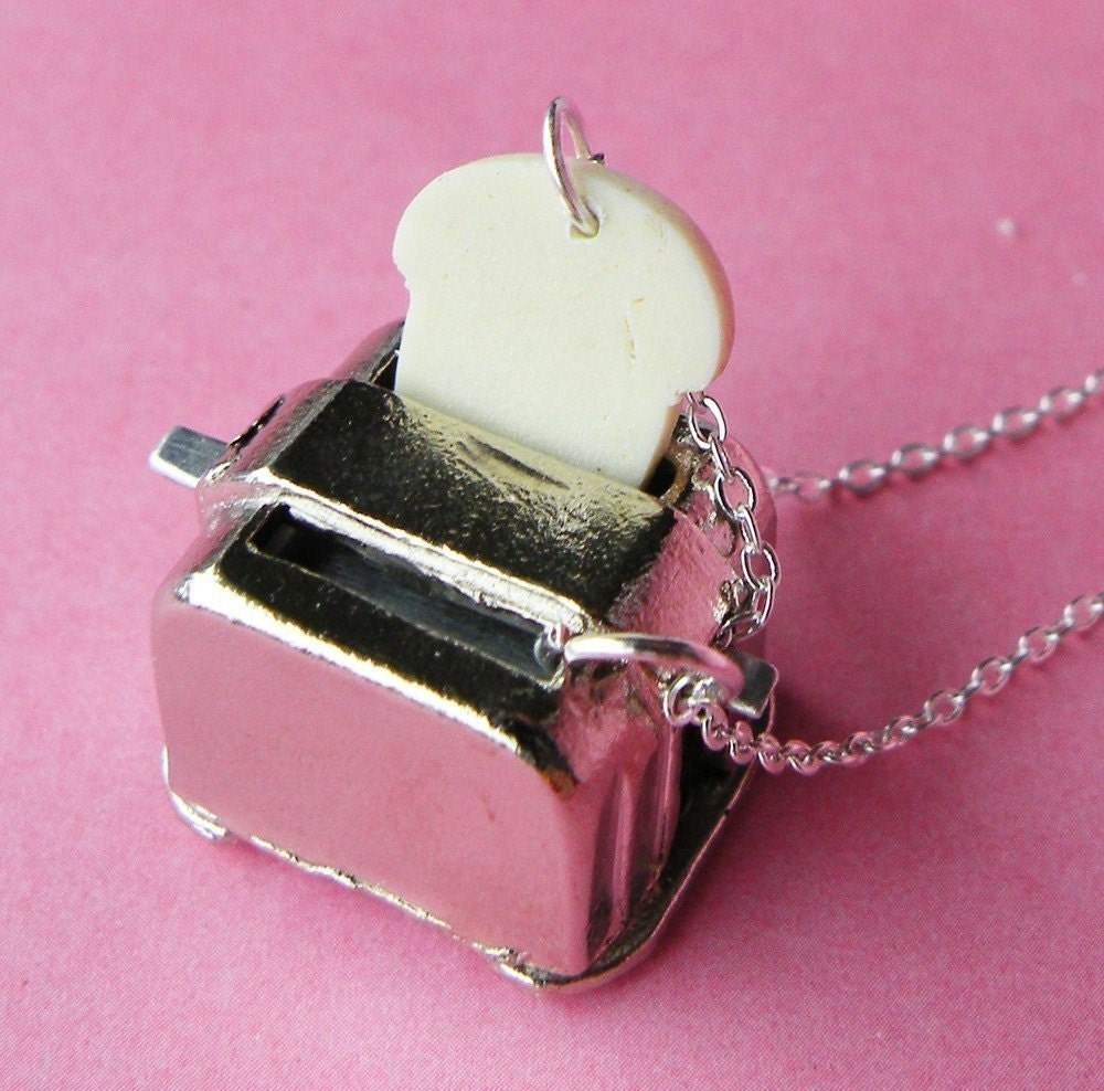 TOASTER - Silver-plated necklace