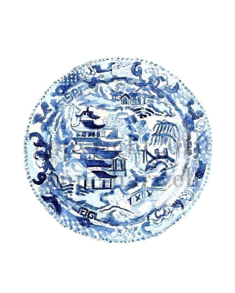 CHINOISERIE PLATE