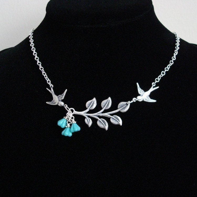 Turquoise Blossoms Necklace