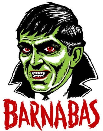 Barnabas Collins - Mani Yack Monster - Iron On Transfer