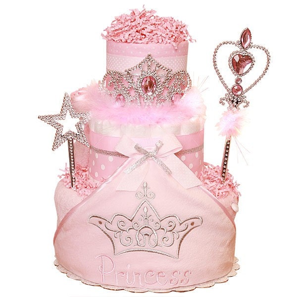 Sweet Lil Princess 3 Tier Diaper Cake