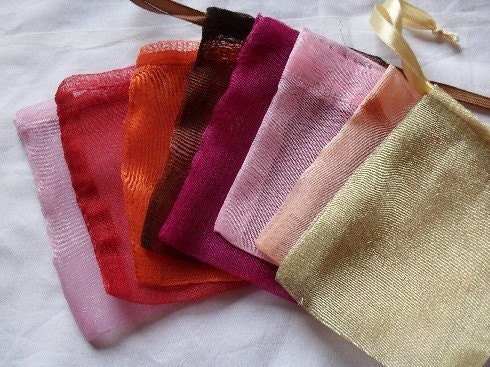 Organza Bags  set of 50 bags 3 x 4inch