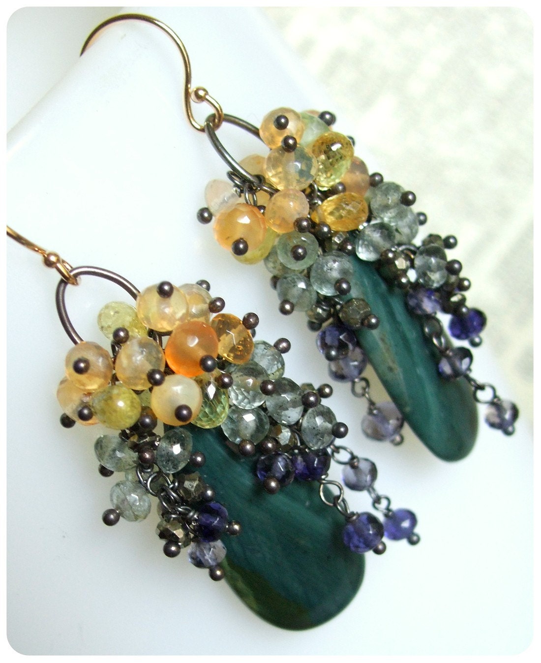 Laburnum earrings - Belle epoque - earrings