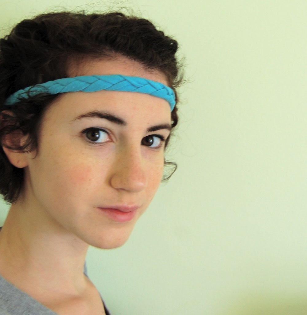 Braided Headband in Turquoise