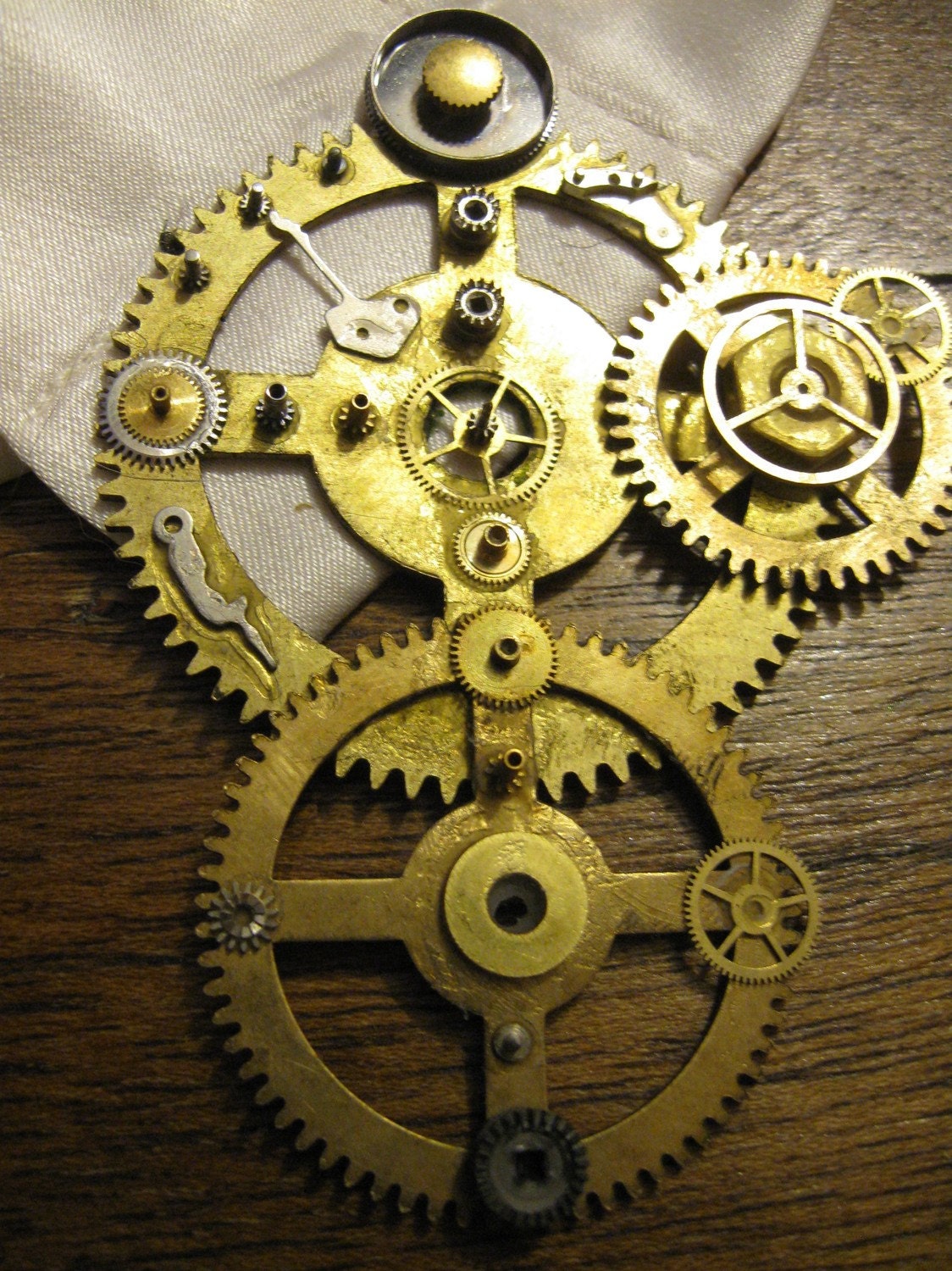 Steampunk Brooch Boutonniere or Pin