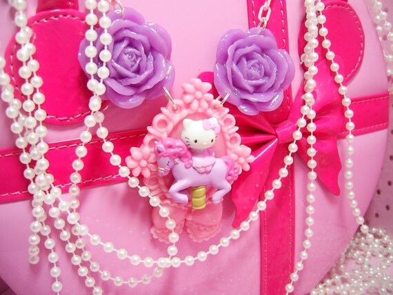 Cute Hello Kitty Accessories. Hello Kitty Carousel Necklace