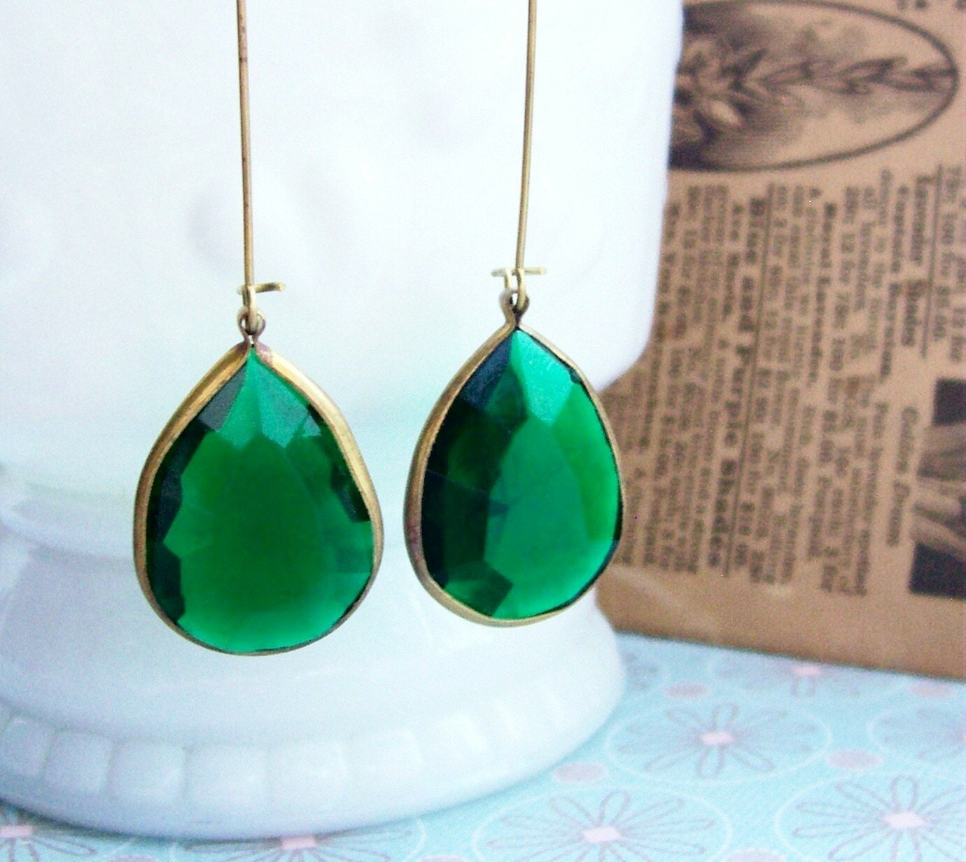 kyle richards emerald earrings. Lana in Emerald