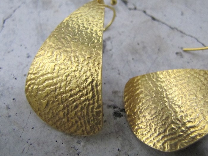 Gold Desert Sand earrings