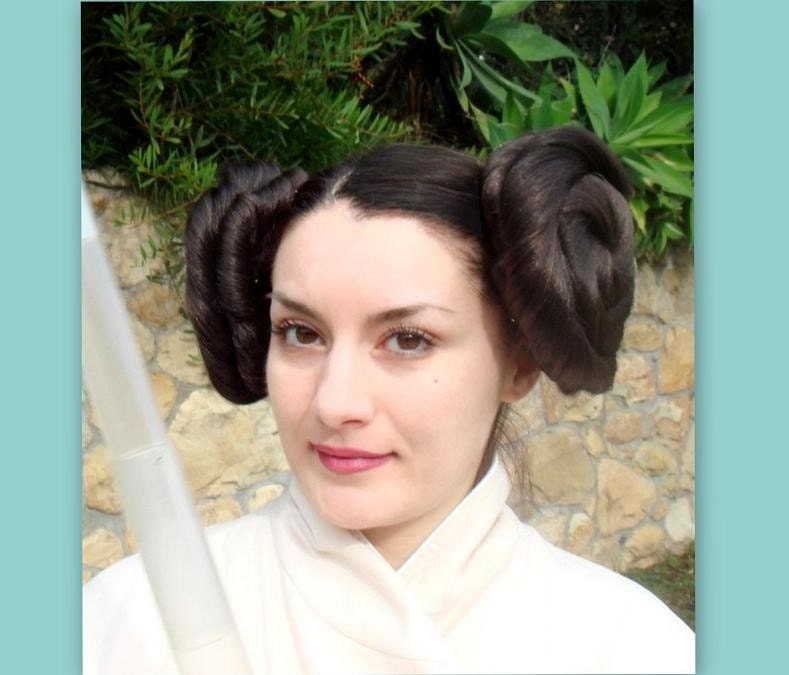 princess leia hair buns. Star Wars Inspired Princess
