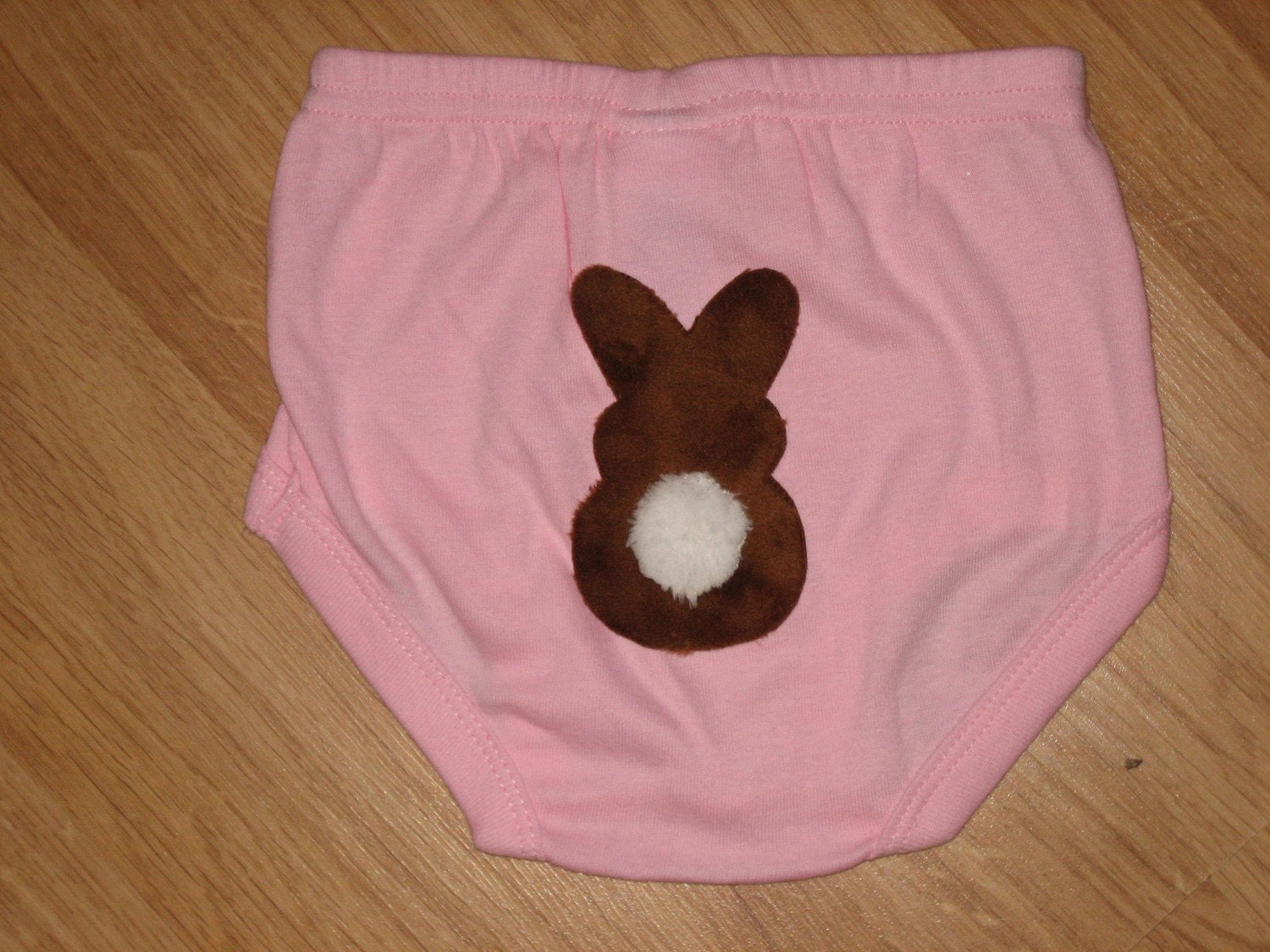 Chocolate Easter Bunny diaper cover/bloomers in Blue, Pink or White