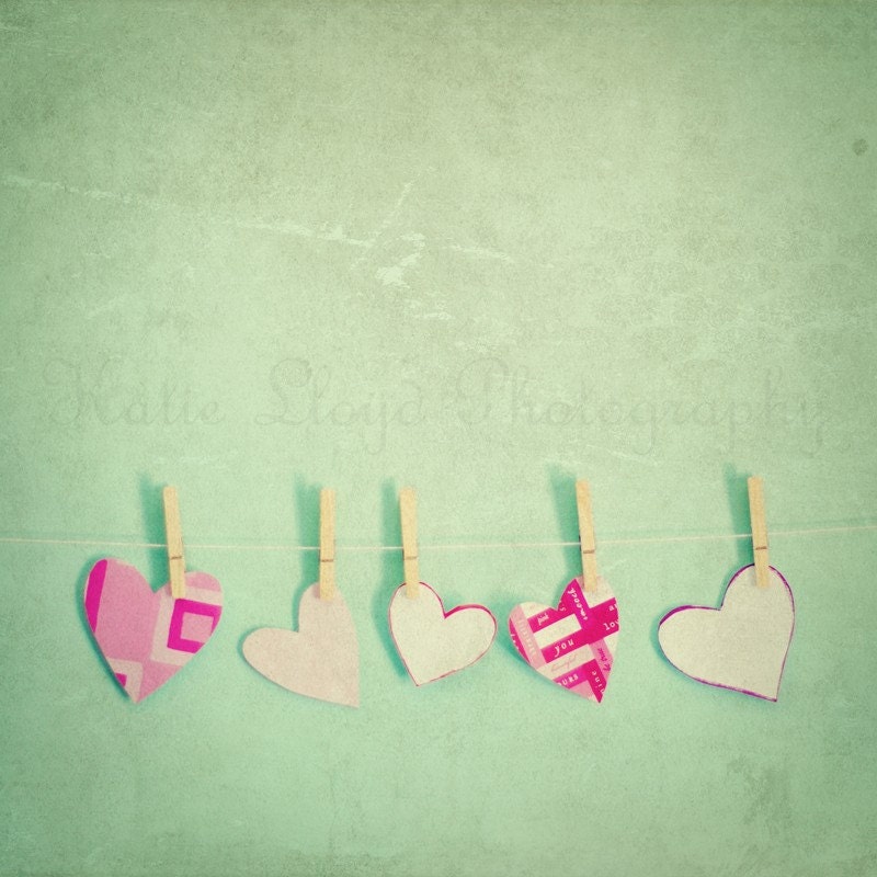 Hearts on the Line - 8x8 Fine Art Photography Print