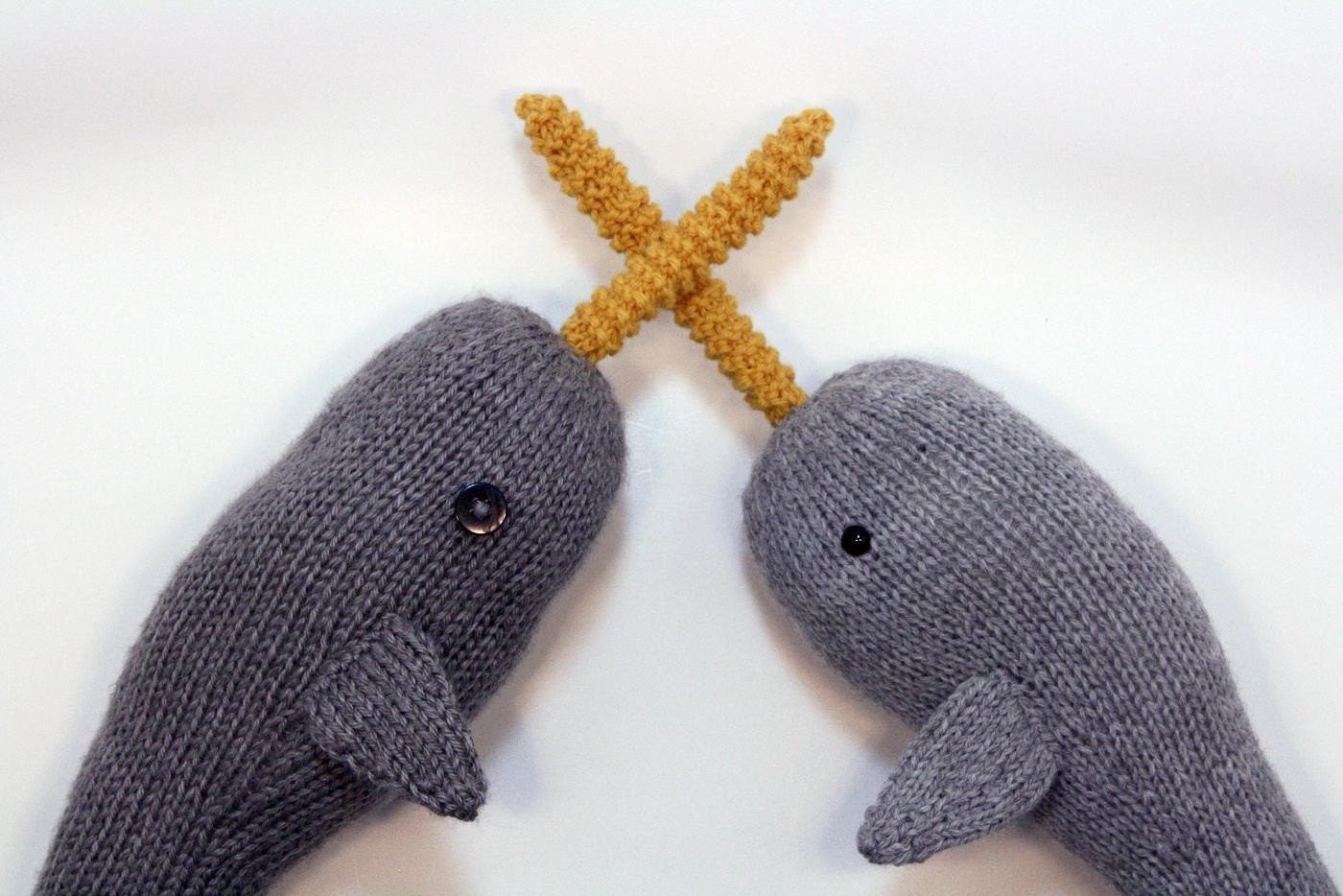 Norah the Gnarly Knit Narwhal