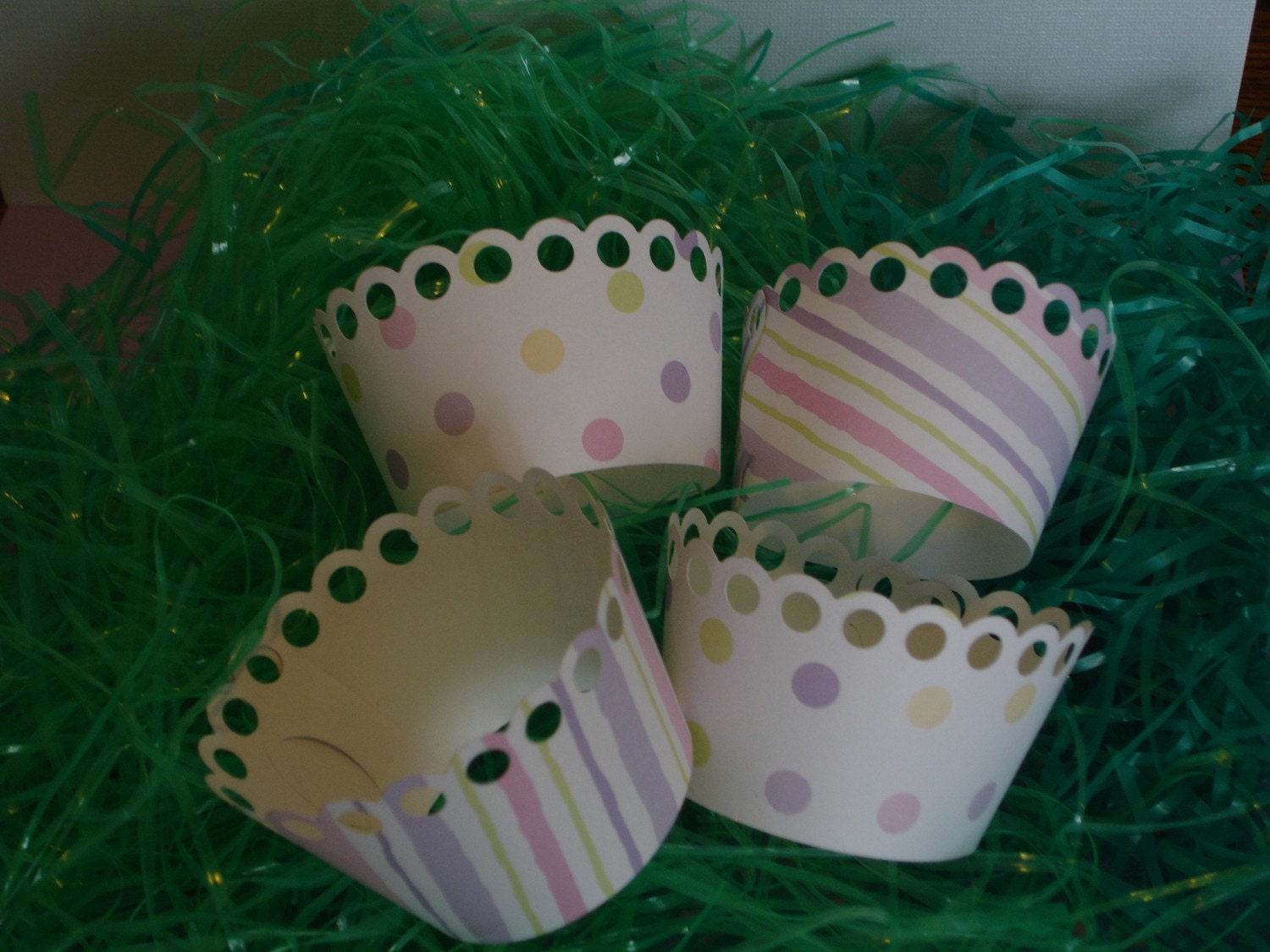 Polka dot and Strip Easter Wraps