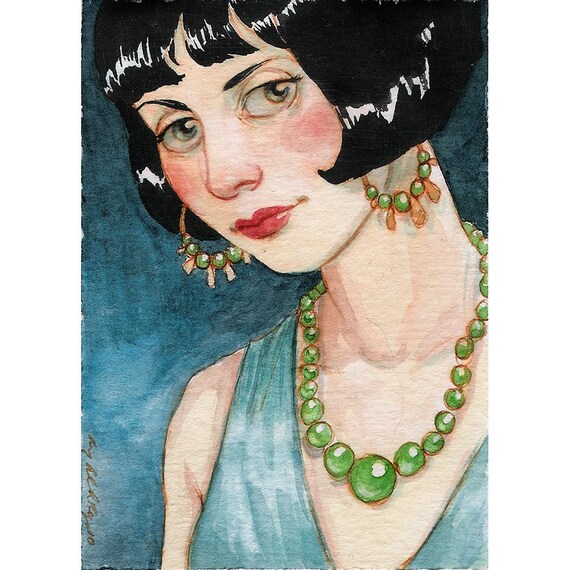 Noleta -- ACEO Limited Edition Print by Amy Abshier Reyes 11/30