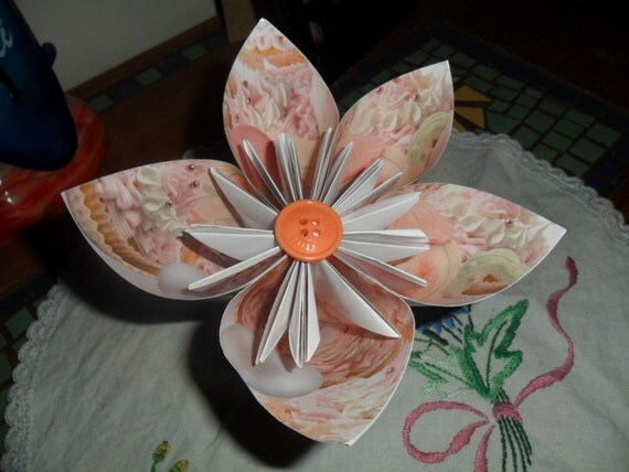  on Etsy center piece ornament origami table decorations