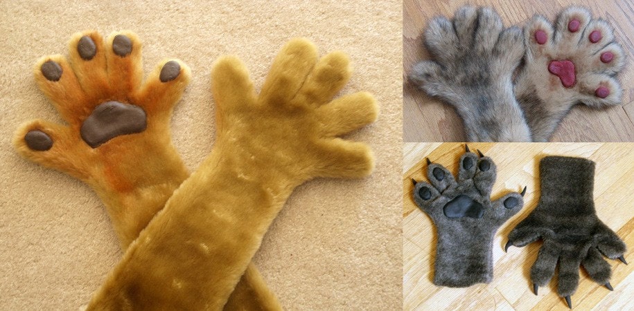 Custom Furry Gloves