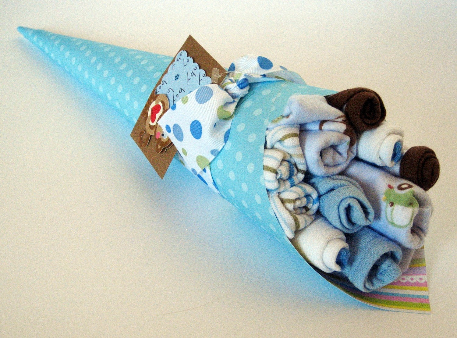 Baby bouquet - Baby shower gift - Filled with baby
items