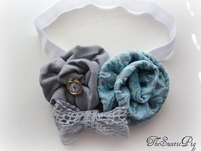 Something Blue Vintage Blue and Heather Gray by TheSnootiePig blue wedding 