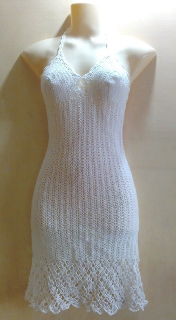 CUSTOM - White Breeze Crochet Summer Lace Dress