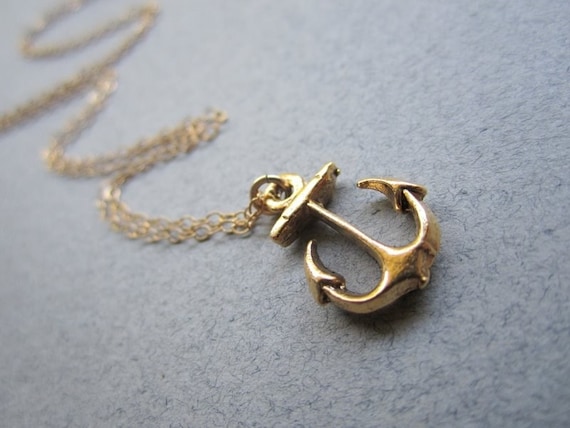 The Original Anchor Necklace - Gold