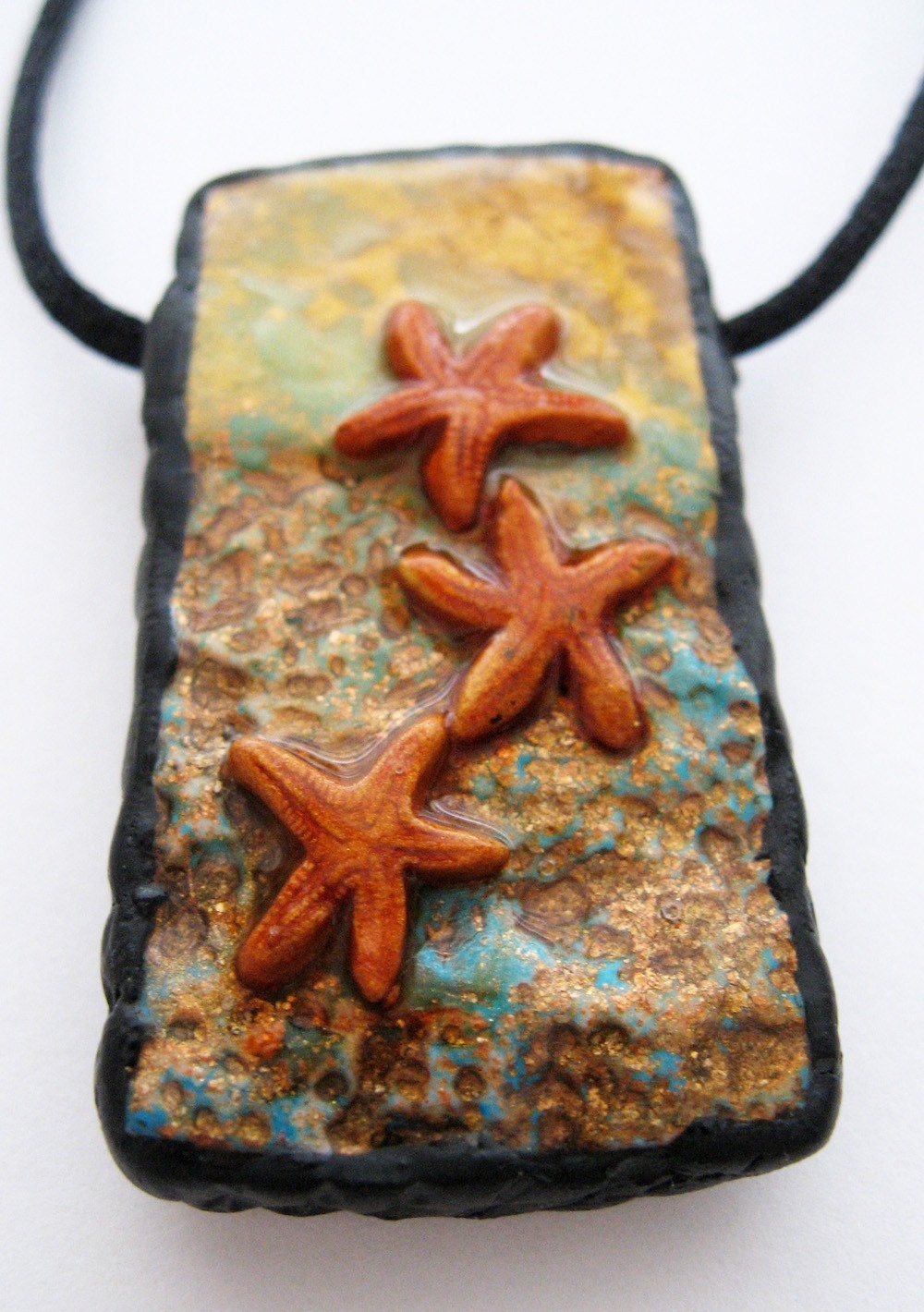 3 Happy Starfish Necklace