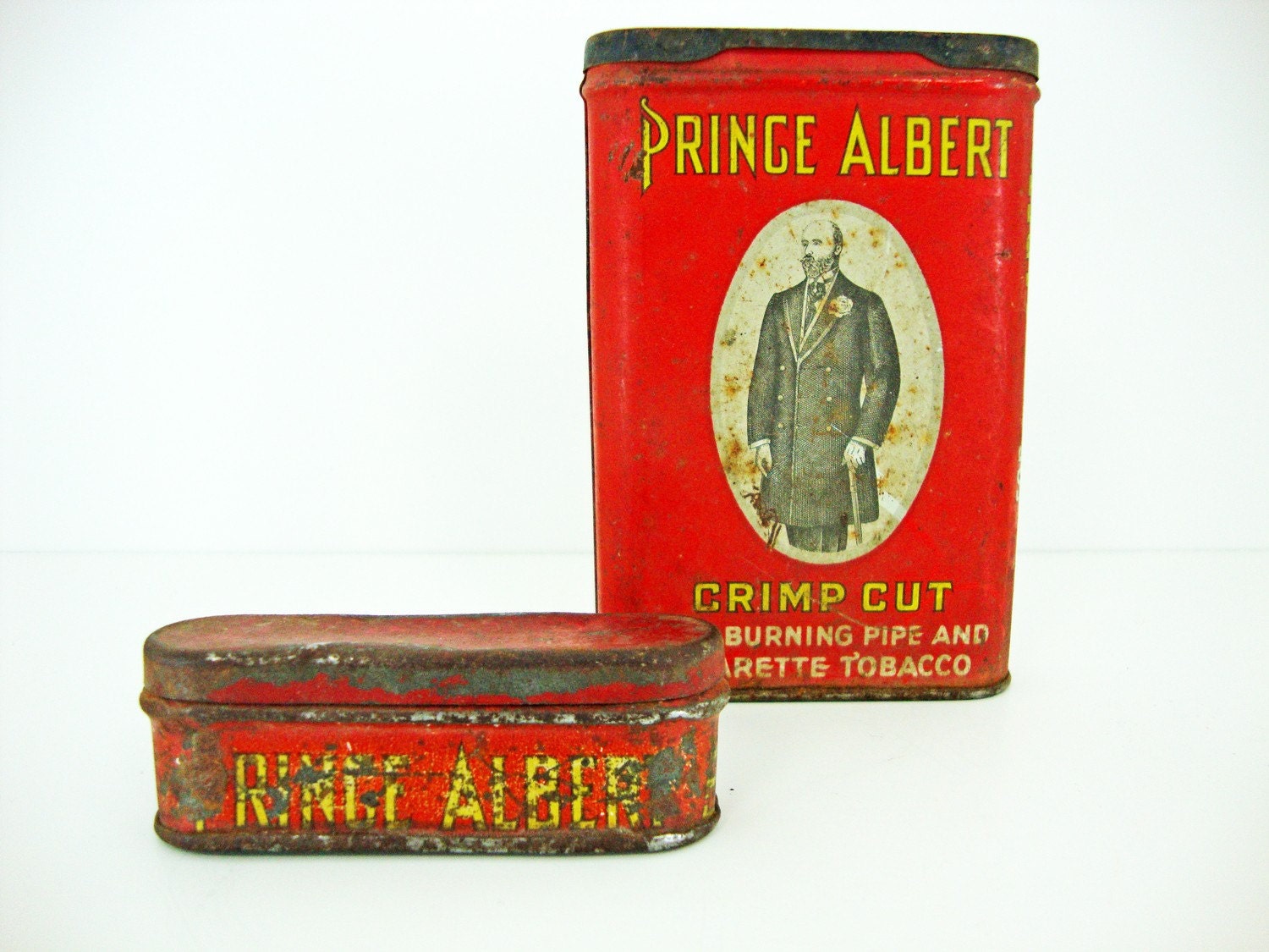 Prince Albert Tobacco Tin and Match Safe